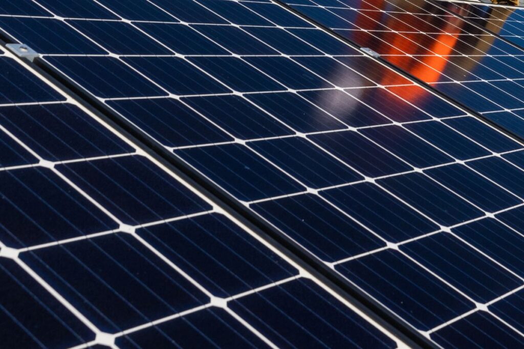 Pressure Cleaner Cleaning Solar Panels